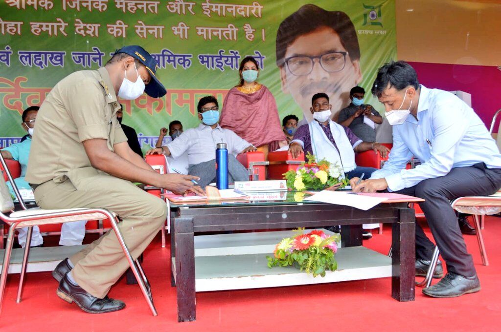 कोरोना संकट के बीच झारखंड सरकार ने 1329 श्रमिकों को BRO प्रोजेक्ट के लिए लेह लद्दाख भेजा