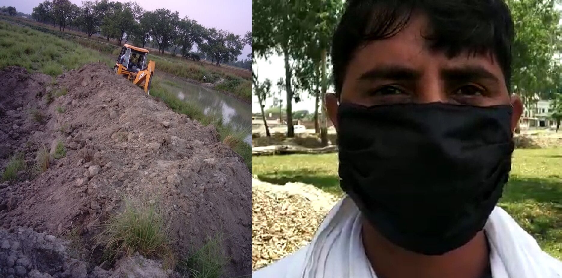 UP में प्रवासी मजदूरों ने जेसीबी से खुदाई करवाने पर प्रधान से कहा क्यों मार रहे हो हमारा हक, तो दर्ज करवा दिया मुकदमा