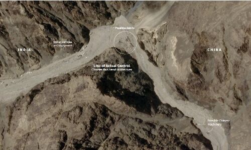 चीन की पीएलए ने 15 जून के टकराव वाले स्पाॅट पर टेंट व आब्जर्वेशन पॉइंट स्थापित किए