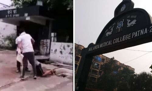 पटना के अस्पताल कैंपस में तड़पते-तड़पते मर गया कोरोना मरीज, ट्रॉली तक नहीं मिली