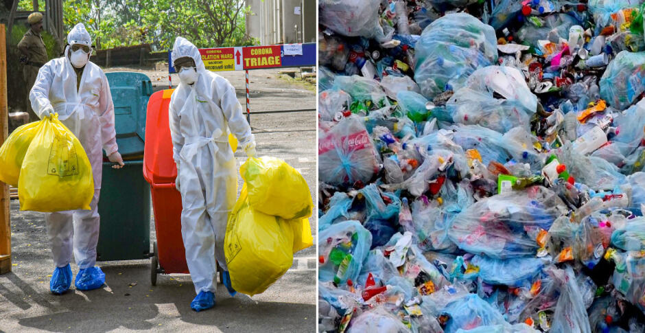 कोरोना संक्रमित कचरे से जूझ रही पूरी दुनिया, क्षमता से कई गुना ज्यादा जमा हो रहा कूड़ा