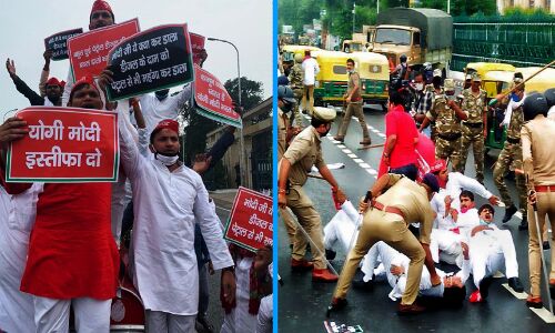 लगातार 20वें दिन पेट्रोल डीजल की कीमतों में हुई बढ़ोत्तरी, विरोध कर रहे सपाइयों पर लाठीचार्ज