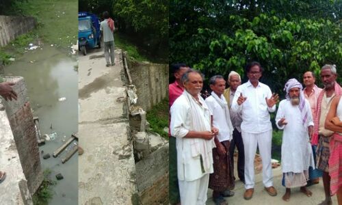 बिहार : बिना रेलिंग के पुल पर हो रहीं दुर्घटनाएं, 20 साल पहले हुआ था पुल का निर्माण