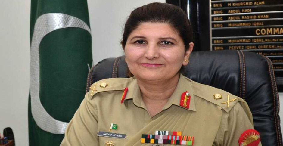 पहली बार पाकिस्तानी सेना में एक महिला बनी लेफ्टिनेंट जनरल