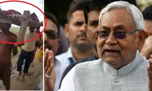 खटिया पर गर्भवती को ले जाने वाले वीडियो को ट्वीट कर तेजस्वी बोले, नीतीश राज में 15 वर्षों के विकास की साक्षात कहानी