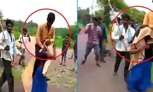 मध्यप्रदेश में लौट आया जंगलराज, महिला को सुनाया गया पति को कंधे पर बैठाकर घुमाने का फरमान मध्यप्रदेश में लौट आया जंगलराज, महिला को सुनाया गया पति को कंधे पर बैठाकर घुमाने का फरमान