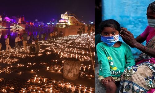 Breaking : गोबर, गोमूत्र, पापड़, थाली-ताली के बाद अब 3.51 लाख दीयों की ​दीवाली देख सरपट भागेगा कोरोना