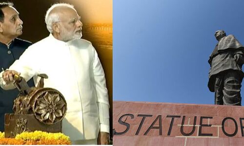 3 हजार करोड़ के स्टेच्यृ ऑफ यूनिटी के सिक्योरिटी गार्ड्स को नहीं मिला 2 माह से वेतन, ऐसे जताया विरोध