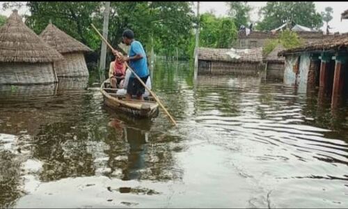नेपाल के जलग्रहण क्षेत्रों और उत्तर बिहार में बारिश से फिर बढ़ने लगा नदियों का जलस्तर