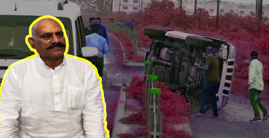 मध्यप्रदेश से UP के बाहुबली विधायक की गिरफ्तारी पर लोगों ने पूछा, इनकी गाड़ी पलटेगी या बचेगी