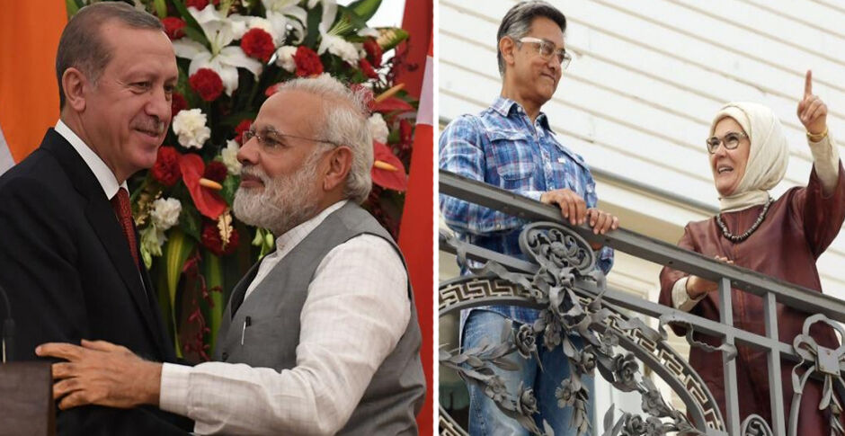 तुर्की की फर्स्ट लेडी से मिलने पर बोले लोग- मोदी बिरयानी खाने जाएं तो देशभक्ति, आमिर जाएं तो देशद्रोही