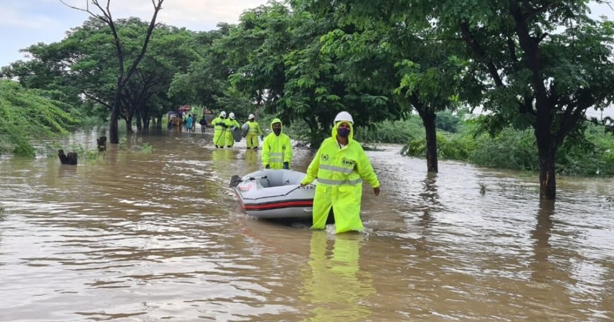 मध्यप्रदेश के कई हिस्सों में बाढ़ से हालात खराब, परिवार ने पेड़ पर गुजारी रात