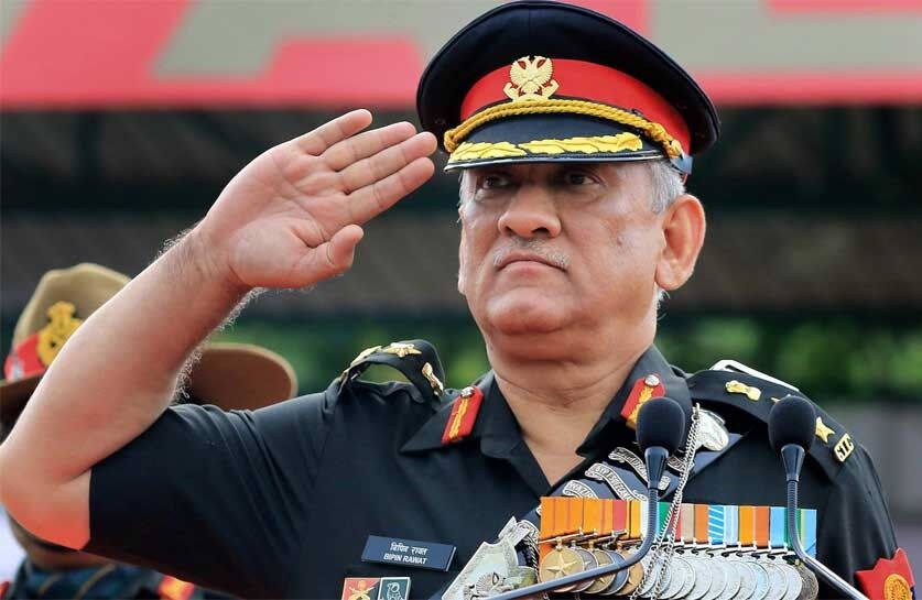 लंबे समय बाद आया सेना प्रमुख का बयान, कहा - भारत को चीन से दो मोर्चो पर खतरा