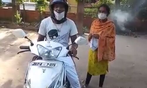 आदिवासी युवक ने गर्भवती पत्नी को परीक्षा दिलाने स्कूटी से झारखंड से ग्वालियर तक 1176 किमी का किया सफर