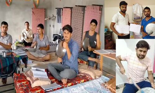 बेरोजगारों ने सरकार को उसी की भाषा में दिया जवाब, 5 सितंबर को 5 बजकर 5 मिनट पर बजायी ताली-थाली