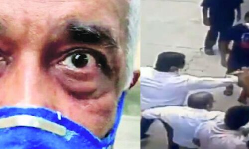 रिटायर्ड नेवी अफसर को शिवसैनिकों ने पीटा, वीडियो वायरल होने के बाद ट्वीटर टॉप ट्रेंड बना #UddhavResignNow