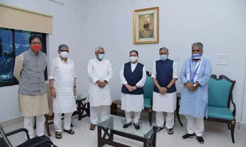 पटना में नड्डा-नीतीश की हुई मुलाकात, क्या एनडीए के घटक दलों की सीटें हो गईं फाइनल!