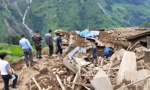 नेपाल के सिंधुपालचौक जिले के तीन गांवों में भूस्खलन से 11 लोगों की मौत, 22 लापता