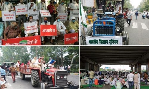 मोदी सरकार के 3 अध्यादेशों के विरोध में दिल्ली पहुंचा किसान आंदोलन, कहा भुखमरी की साजिश