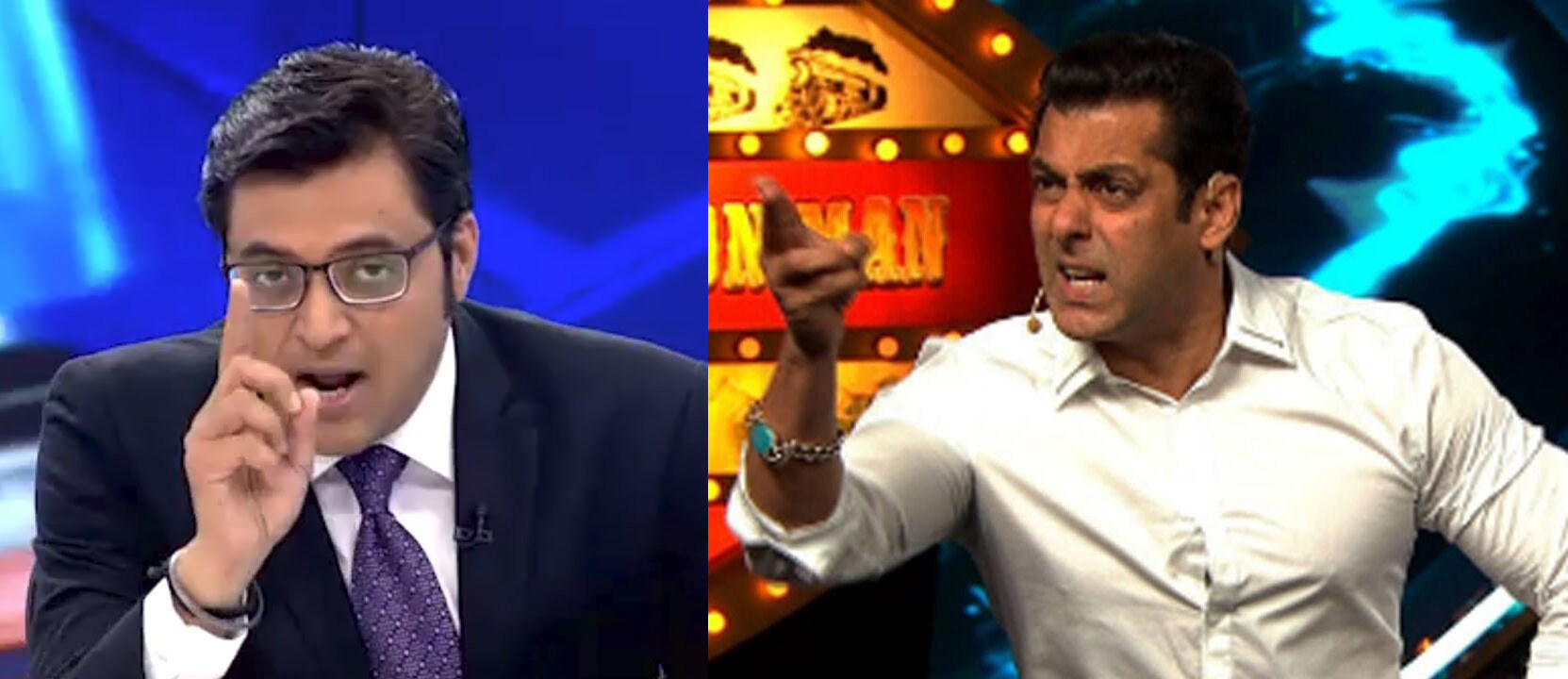 अर्नब गोस्वामी को स्टूडियो में पड़ा फिर से दौरा, चिल्लाने लगे कहां है सलमान खान