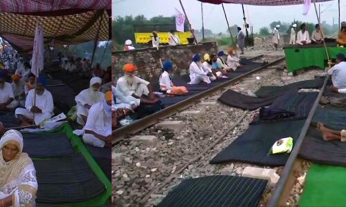 ​किसान बिल का विरोध : दिख रहा भारत बंद का असर, कहीं पटरियों पर लेटे किसान तो कहीं हाईवे किया जाम