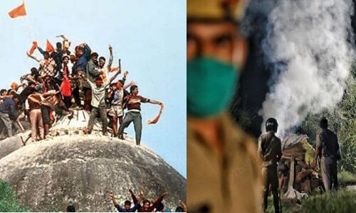 हाथरस में सामूहिक बलात्कार की शिकार दलित बेटी की चिता और बाबरी मस्जिद विध्वंस का फैसला इंसाफ की विदाई