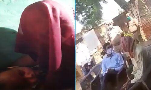 हाथरस डीएम से गुस्सायी जनता ने जयपुर में उनके घर के आगे लगा दिया कूड़े का अंबार