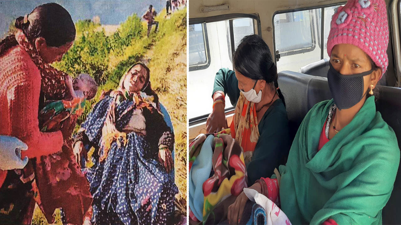 उत्तराखंड : गर्भवती महिला का खेत में ही कराया प्रसव,  80 परिवारों वाले गांव में सड़क नहीं