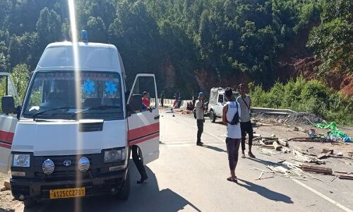 मेघालय में तेज रफ्तार ट्रक ने 4 सब्जी बेचने वाली महिलाओं समेत पांच लोगों को कुचला, सभी की मौत