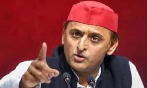 सपा के काम का फीता काटने के लिए ही बनी भाजपा सरकार - अखिलेश यादव