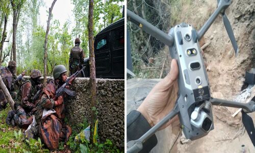 जम्मू-कश्मीर : LOC के पास सेना ने मार गिराया पाकिस्तान का क्वाडकॉप्टर