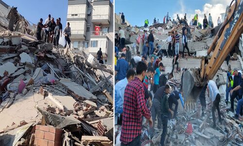7.0 तीव्रता के शक्तिशाली भूकंप से थर्राया तुर्की का तीसरा सबसे बड़ा शहर, कई इमारतें जमींदोज