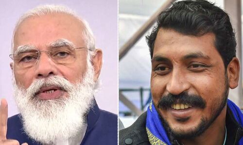 ट्रंप ने 4 साल में बोले 20,000 से ज्यादा झूठ, चंद्रशेखर आजाद ने पूछा- हमारे मोदी जी कम हैं क्या?