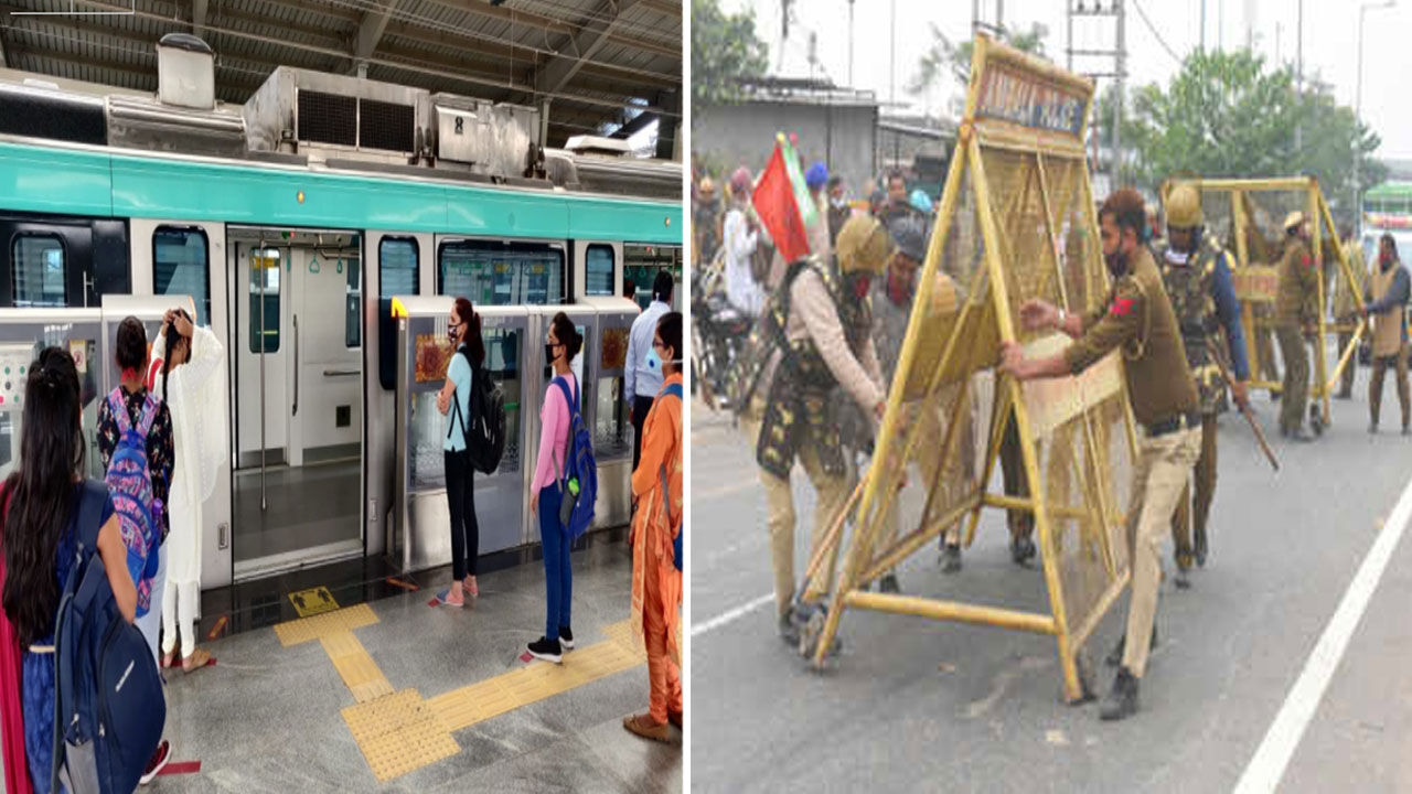 दिल्ली चलो : किसान आंदोलन के मद्देनजर दिल्ली मेट्रो ने जारी की एडवाइजरी, सेवाओं में किया बदलाव
