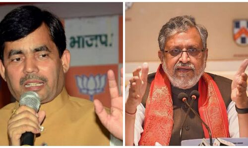 राज्यसभा उपचुनाव: क्या कट गया लोजपा का पत्ता, अब बीजेपी के शाहनवाज और सुशील मोदी के नाम रेस में