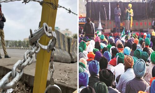 किसान आंदोलन में शामिल होने के लिए पंजाब का एक गांव हुआ खाली, घरों में लटके ताले