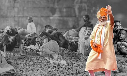 जिस गुजरात मॉडल पर अपनी पीठ थपथपाते रहे मोदी, वहां 21 फीसदी आबादी को नसीब नहीं  भोजन