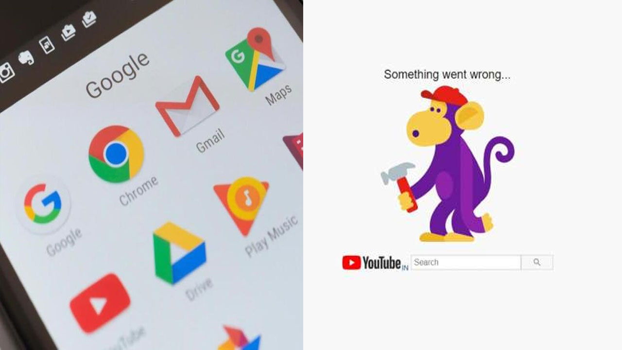 भारत समेत दुनियाभर में GMAIL, YOUTUBE डाउन, यूजर्स हुए परेशान