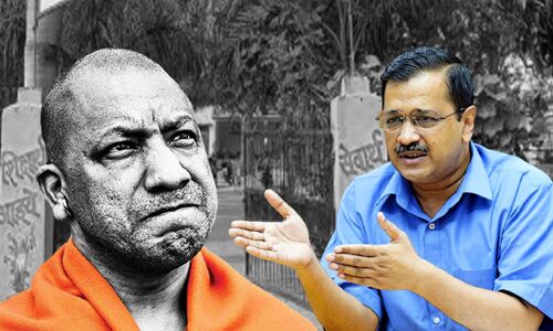 योगी के शिक्षा मॉडल पर केजरीवाल ने बोला हमला, बोले कोई फोटो भी नहीं खींच सकता क्या इतने खराब हैं स्कूल