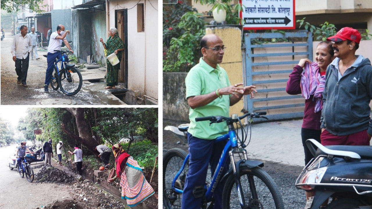 जनता के मुद्दे हल करने साइकिल पर निकलते हैं महाराष्ट्र के सुधारक