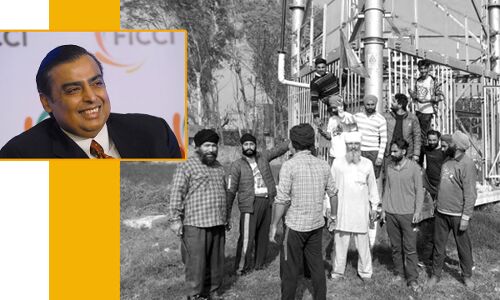 किसान आंदोलन में टूटने वाले टॉवरों को सितंबर में ही कनाडा की कम्पनी को बेच चुके मुकेश अम्बानी