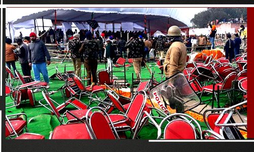 हरियाणा : करनाल में हिंसा को लेकर 800 किसानों के खिलाफ मुकदमा दर्ज