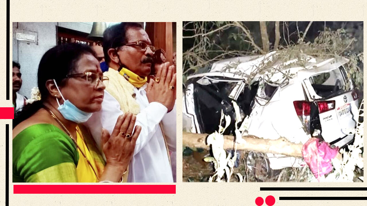 केंद्रीय मंत्री श्रीपद नाईक की स्थिति खतरे से बाहर, सड़क दुर्घटना में पत्नी व सहयोगी की हुई मौत
