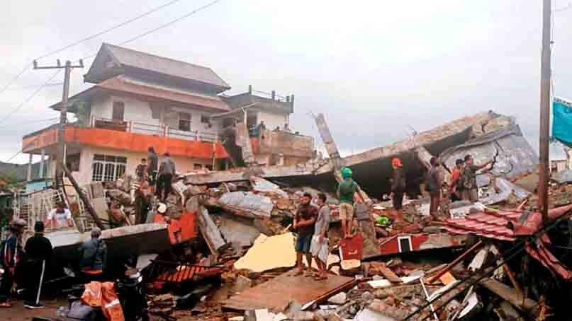 इंडोनेशिया में भूकंप के तीव्र झटके, जानमाल का भी नुकसान, अबतक 7 लोगों की मौत