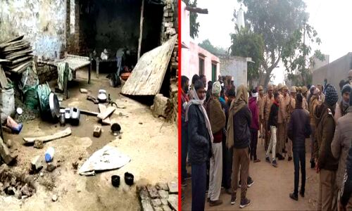 यूपी : कुत्ते के भौंकने पर दलितों और ठाकुरों में खूनी संघर्ष, आंबेडकर प्रतिमा भी क्षतिग्रस्त