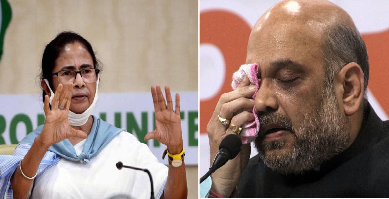 पश्चिम बंगाल सहित पांच चुनावी राज्यों का पहला चुनाव पूर्व सर्वे आया, शाह के पसीना बहाने पर भी ममता काफी आगे