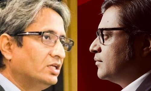 अर्नब अगर डर से नहीं बोल रहे तो मेरे पास आकर खड़े हो जाएं, डर निकल जाएगा लेकिन कूदने-फांदने नहीं दूंगा: रवीश कुमार