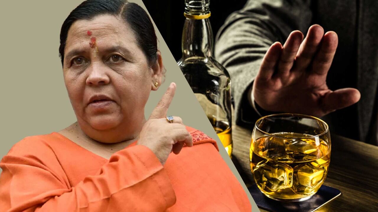 उमा भारती ने सभी भाजपा शासित राज्यों में शराबबंदी की पैरवी की, नीतीश की लगातार जीत का दिया उदाहरण