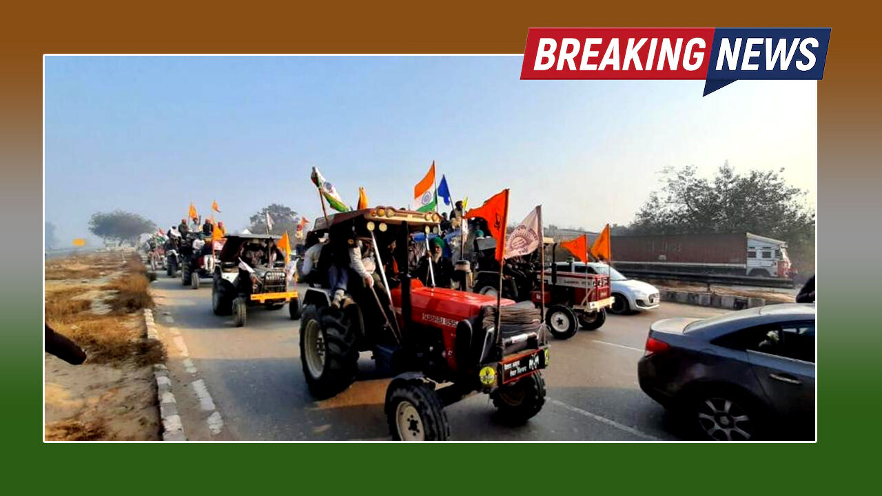 किसान Tractor Rally गाजीपुर बॉर्डर Live: आंदोलनकारी किसान बोले आंसूगैस क्या तोप के गोले भी छोड़ दें तब भी लड़ेंगे हम
