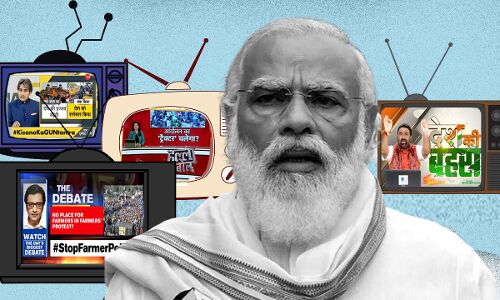 मोदी सरकार पर किसानों की नैतिक जीत, उसी को धूमिल करने में लगा है सरकारी मीडिया